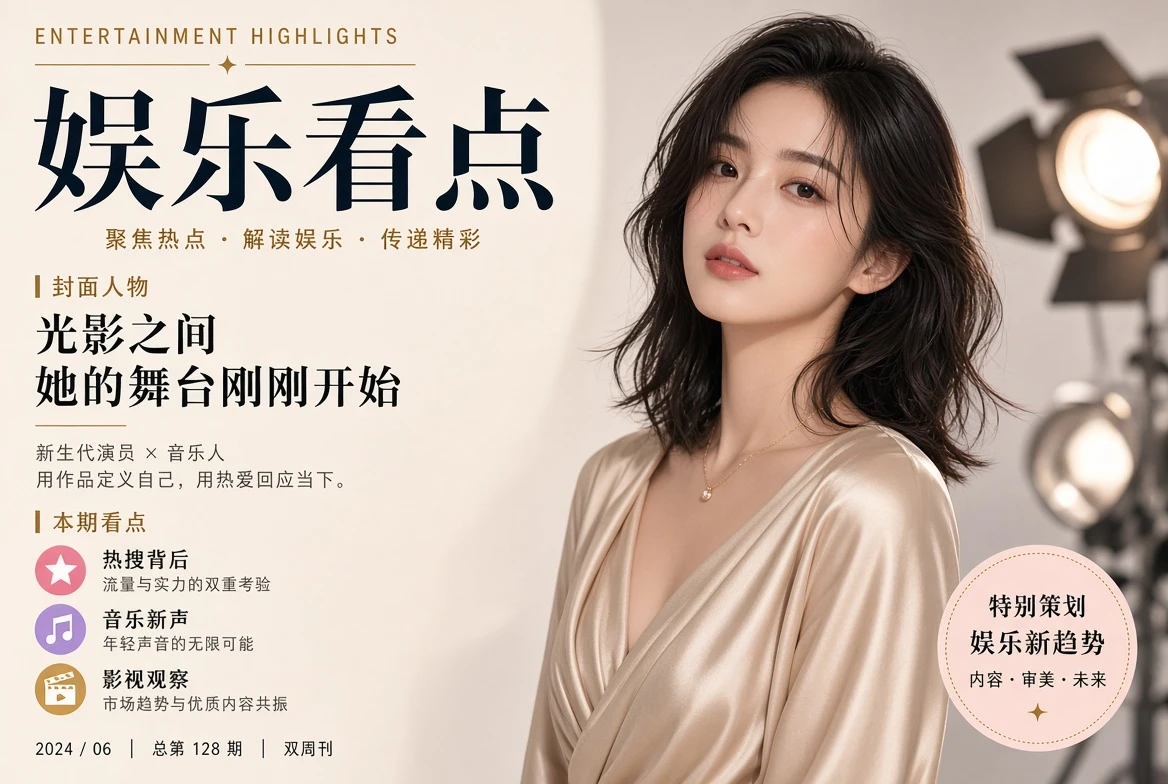 娱乐看点与公开节目主题视觉